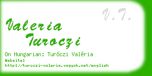 valeria turoczi business card