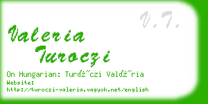 valeria turoczi business card